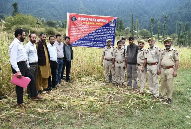 J&K Police Approves Attachment of 15 Kanals Land, Two Houses Linked to Terror Suspects