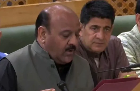 J&K Assembly: Deputy CM Surinder Choudhary Criticises BJP MLAs Over Protest