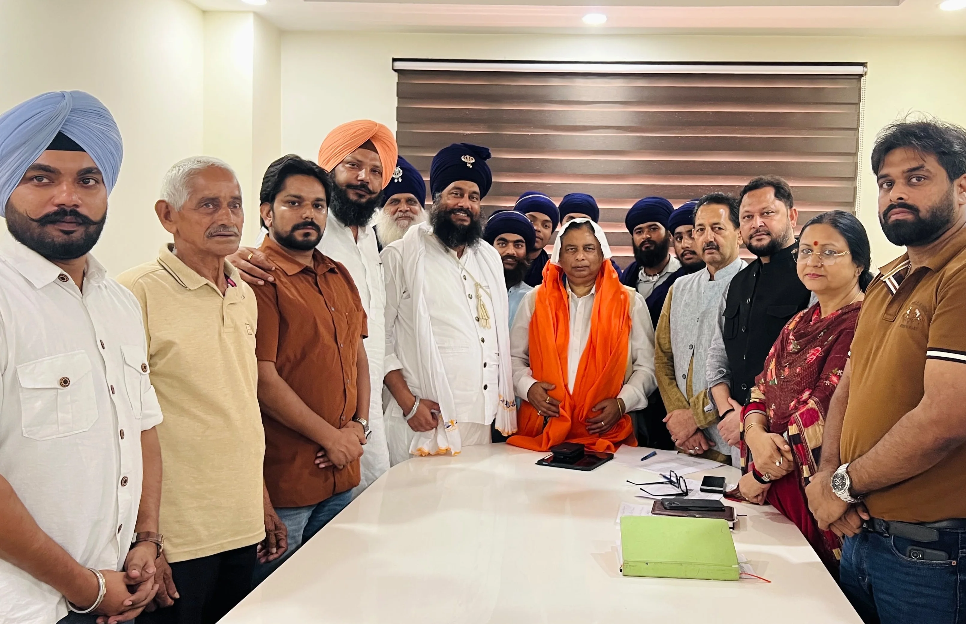 Sikh delegation meets MP Sat Sharma, raises compensation, industrial issues