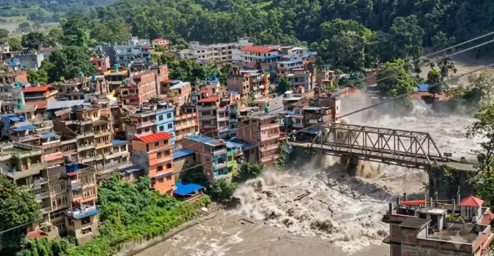 Flash Flood In Nepal Near Tibet Border Kills Four, Damages Hydropower Projects