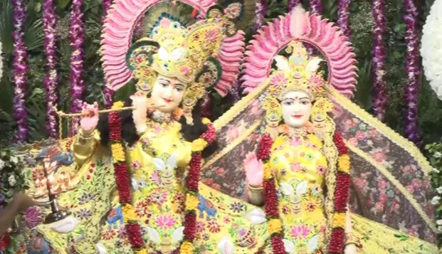 Sri Krishna Janmashtami Celebrated With Religious Fervour At ISKCON