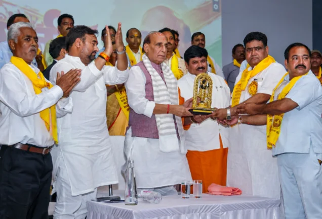 'One district, one mafia to One District, One Product': Rajnath says Adityanath govt changed UP
