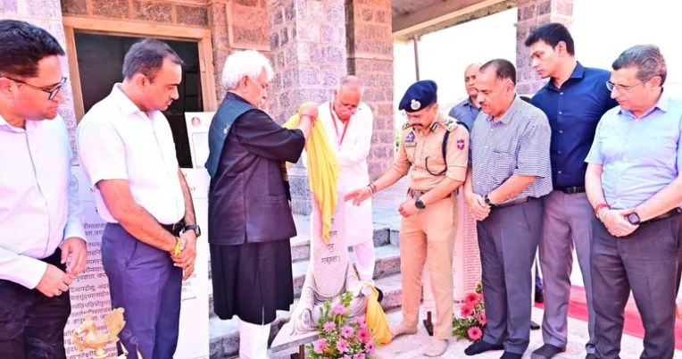 LG Manoj Sinha Lays Foundation Stone of Mata Lalleshwari Cultural and Heritage Centre in Jammu