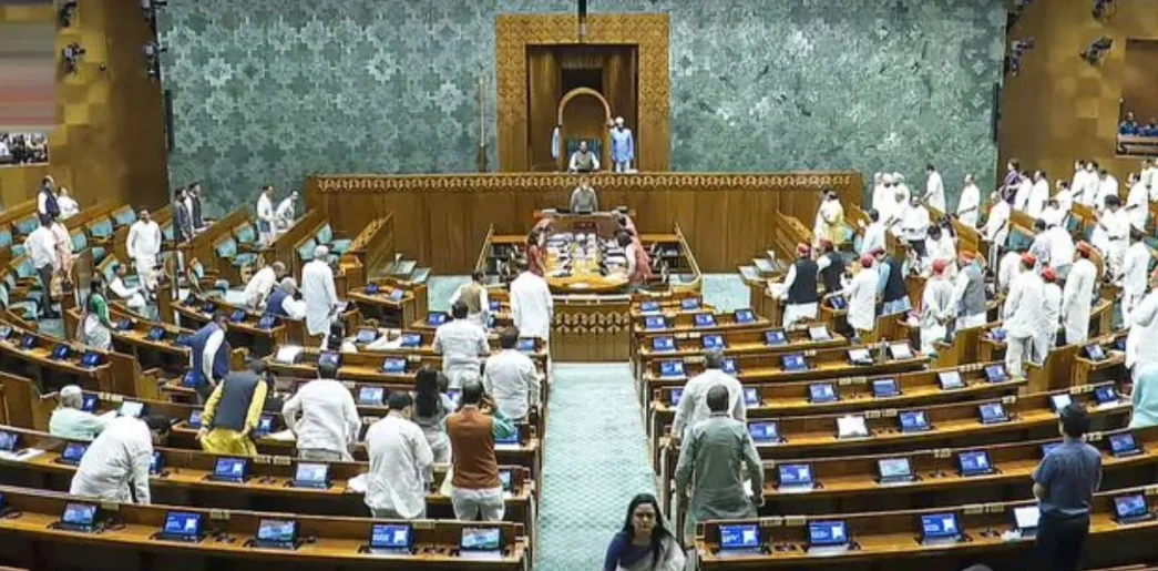 Lok Sabha adjourned till 2 pm amid opposition protest, 4 bills introduced