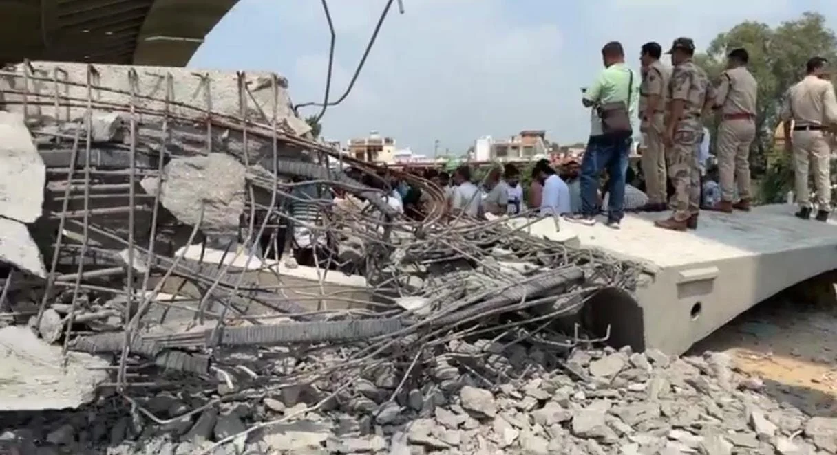 One Dead, Three Injured As Flyover Collapses During Construction In Samba