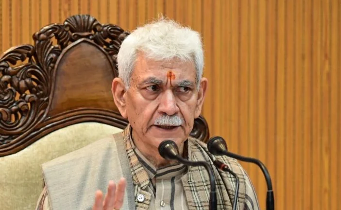 LG Sinha Chairs High-Level Security Review Meeting in Srinagar