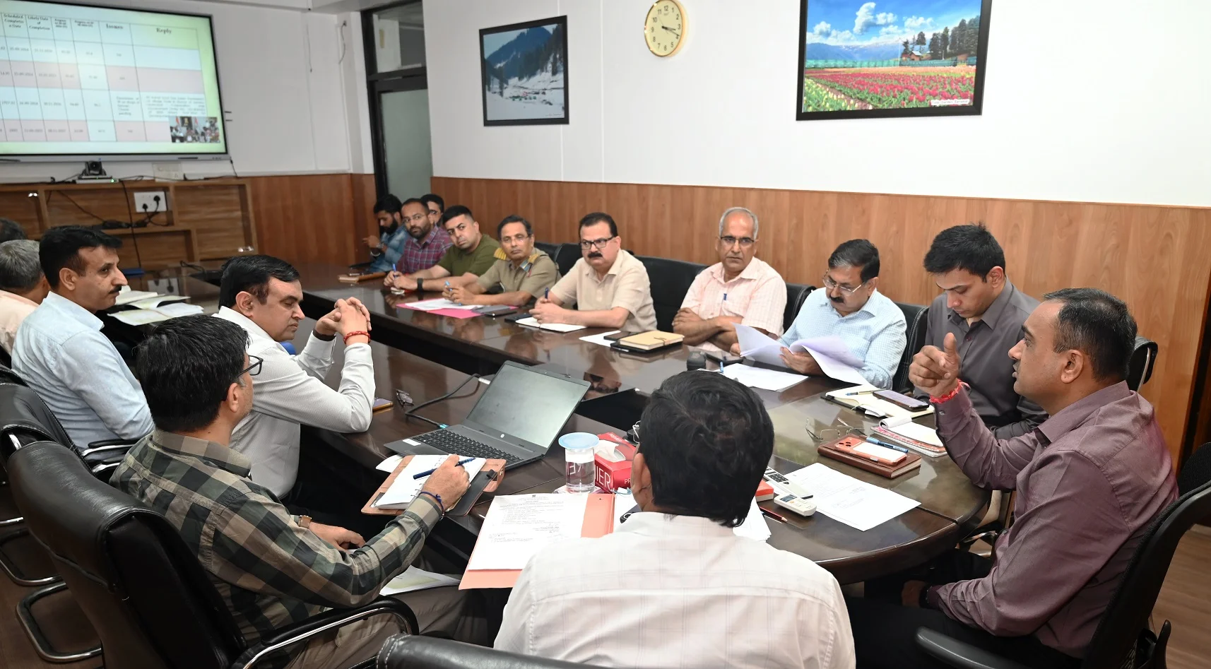 Div Com Ramesh Kumar reviews progress of road connectivity projects