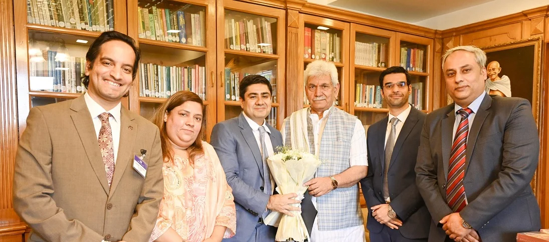 CII delegation calls on LG Manoj Sinha