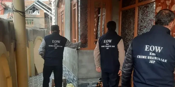 EOW Kashmir Chargesheets Srinagar Man, Deceased Patwari in Land Grabbing, Forgery Case