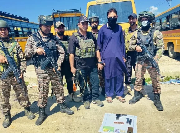‘Hybrid Terrorist’ Arrested as Terror Module Busted in J-K’s Kupwara