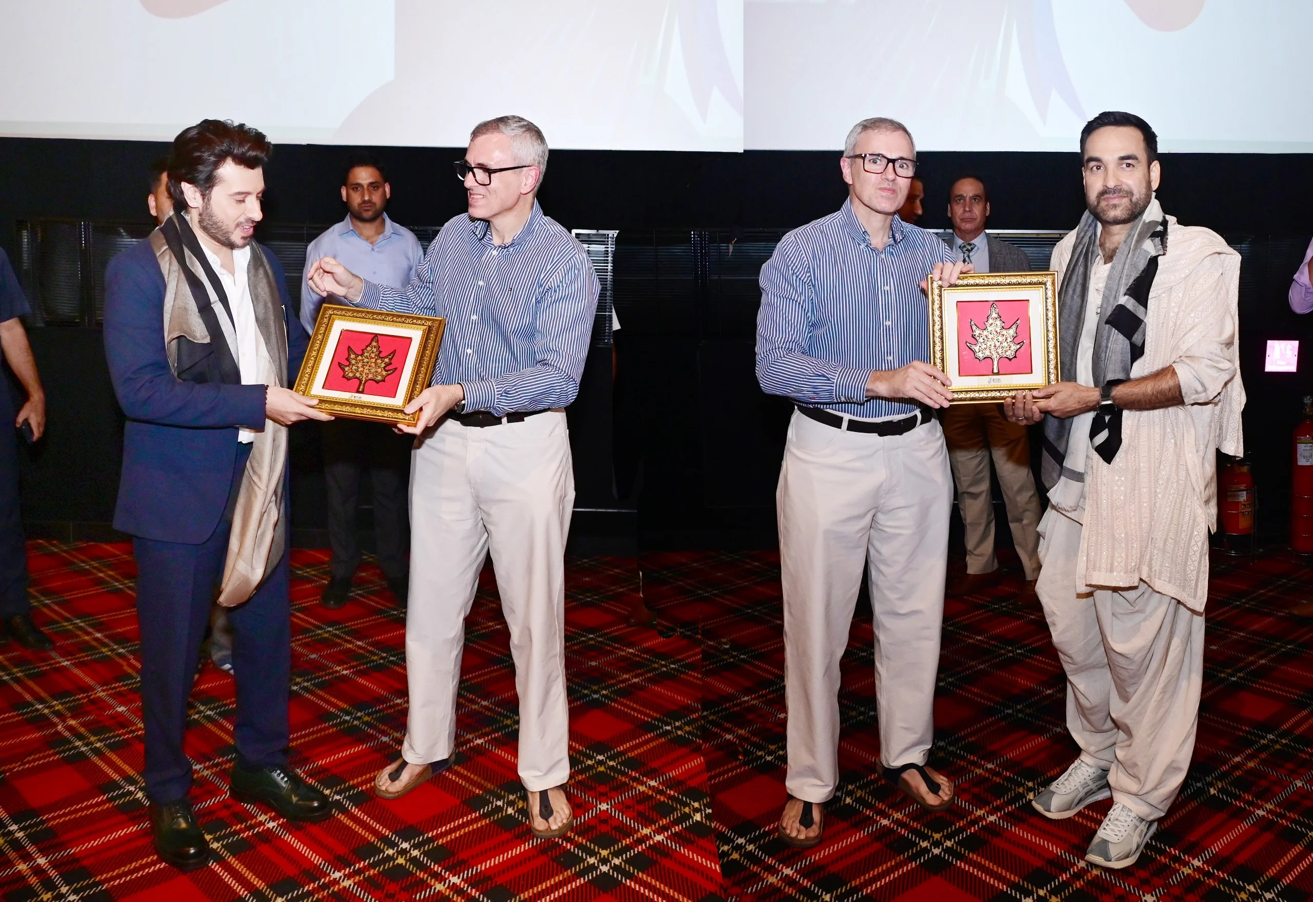 CM Omar Abdullah watches ‘Mirzapur: The Movie’ at INOX Multiplex
