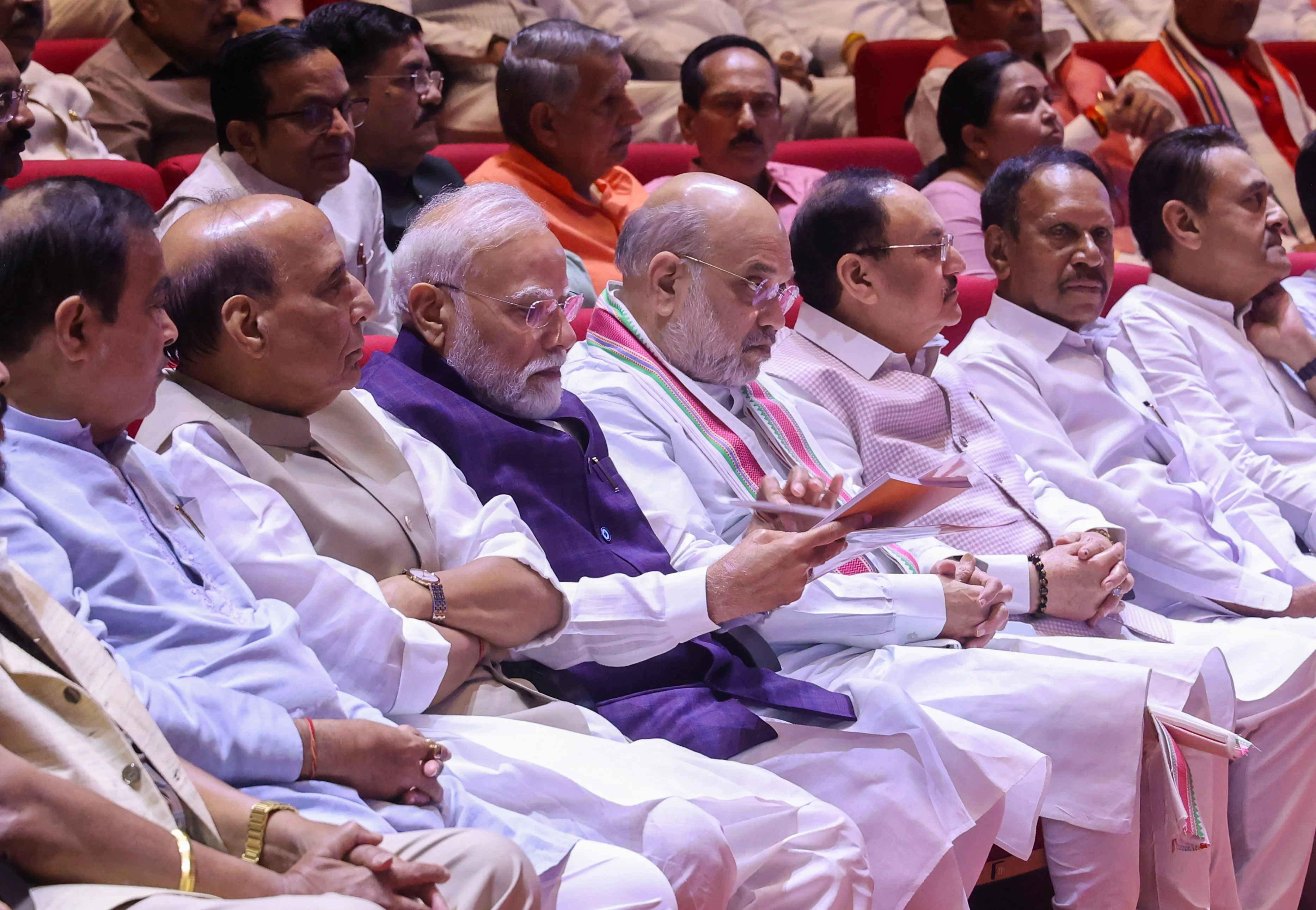 Achievements in Sports, Increased Employment Opportunities Highlighted at NDA's 'Mangal Milan' Meeting