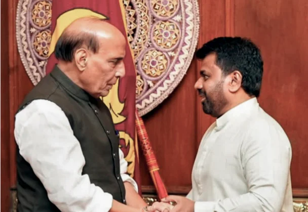 Rajnath Singh Meets Sri Lankan President, Pledges Joint Efforts for Regional Security