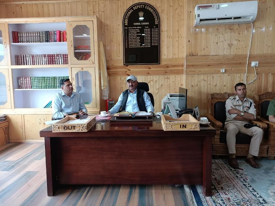 ADC Kargil convenes meeting with representatives of religious organizations, district officers for preparations of 9, 10 Muharram