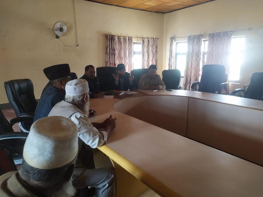 SDM Drass holds meeting regarding Har Gar Tiranga